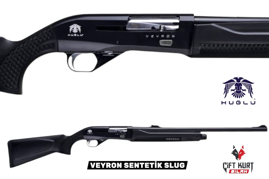 Huğlu VEYRON SENTETİK SLUG Tüplü Şarjörlü Yarı Otomatik Av Tüfeği